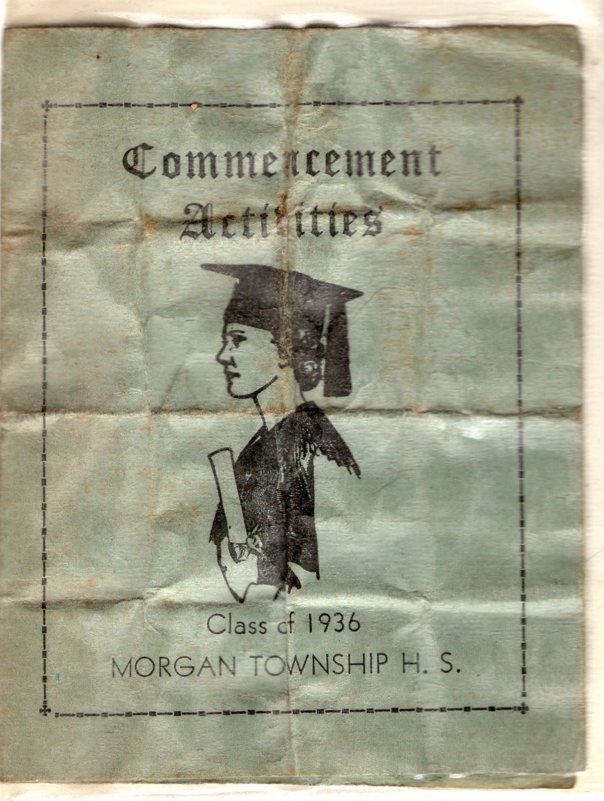 High school commencement programs